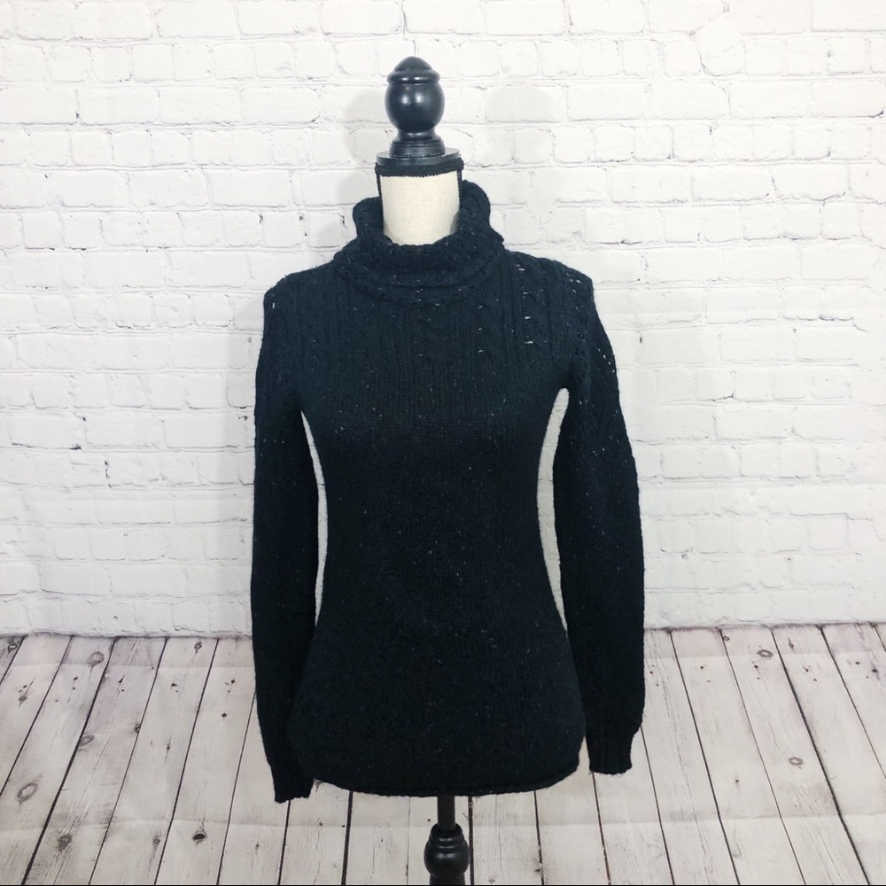 Kimchi & Blue Black Turtle Neck Sweater Size S
